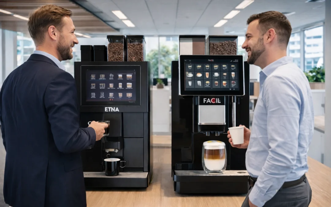 Zakelijke koffiemachine huren of leasen: wat past bij uw kantoor?