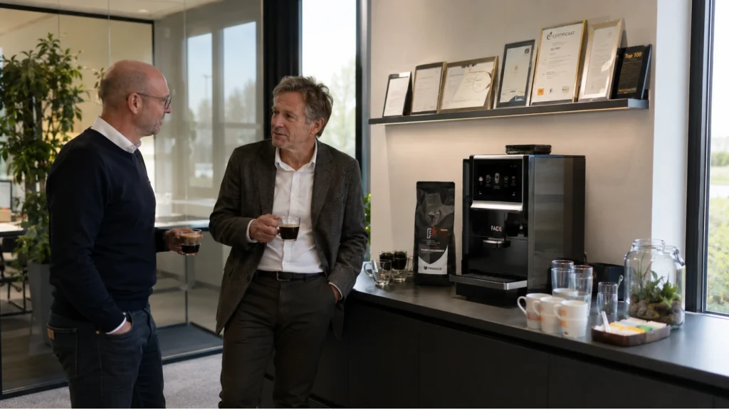 Advies over zakelijke koffiemachine voor kantoor